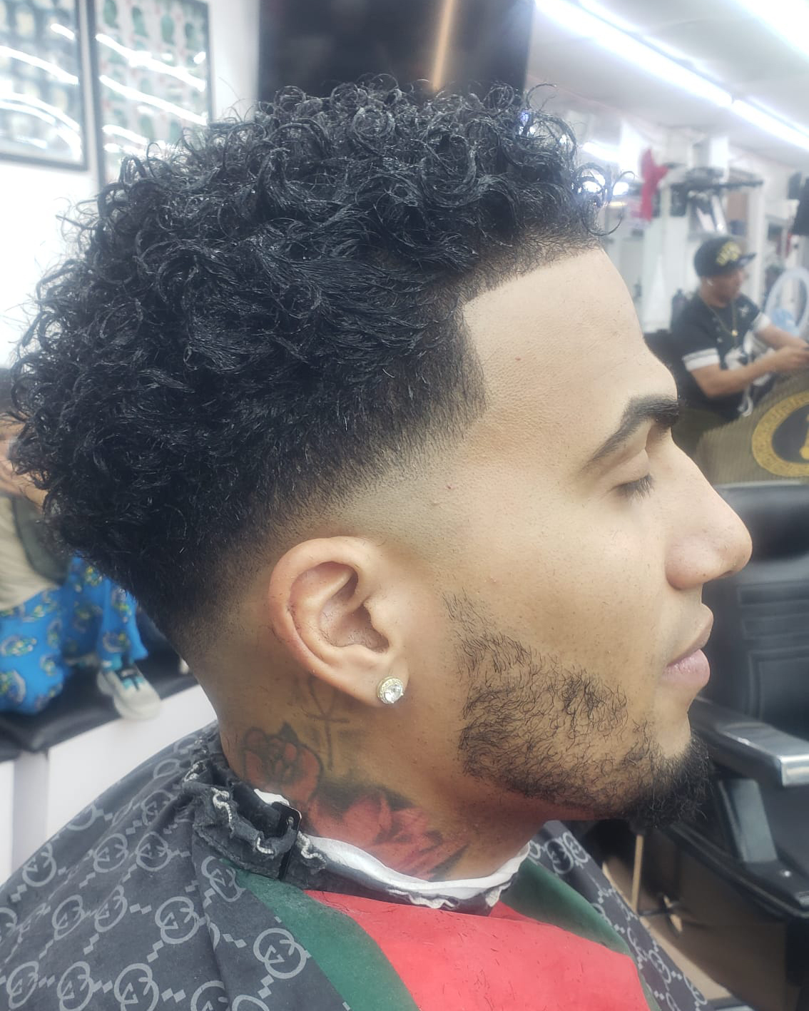 Luxury barbershop interior